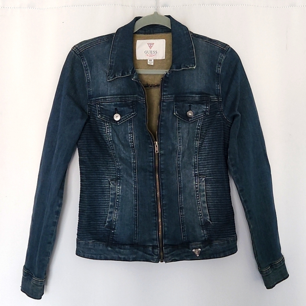 Guess Denim Motorcycle Jacket